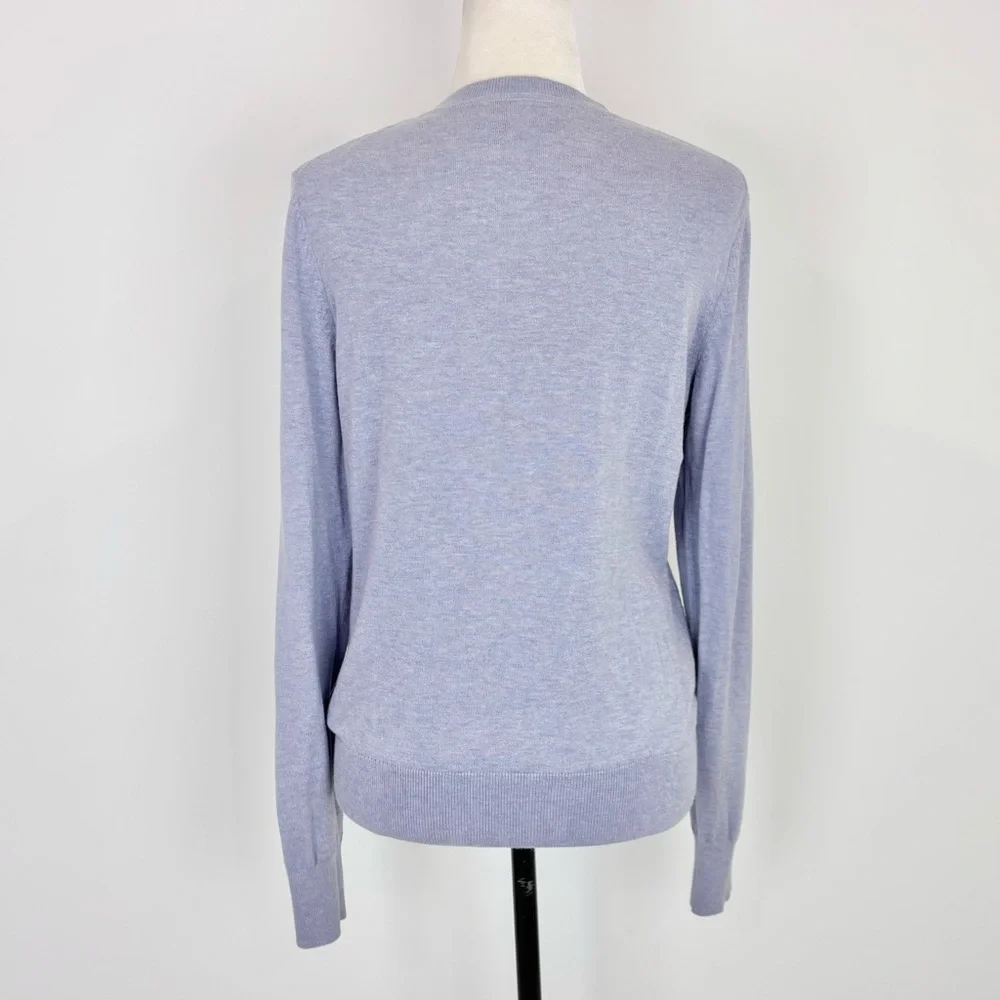 Banana Republic lilac cashmere blend cardigan - Picture 5 of 7